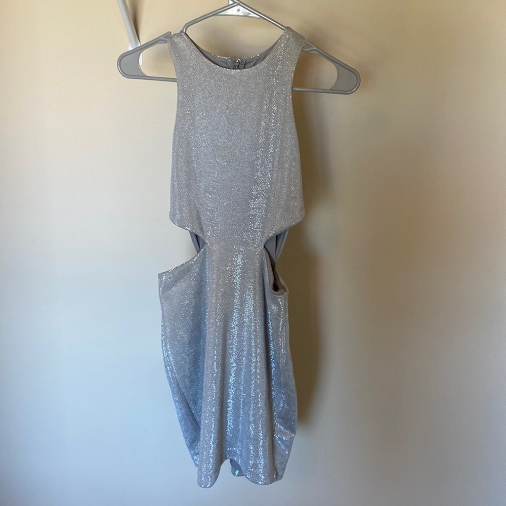 🔴Gray sparkly dress
